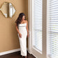 Semi-Sheer Contrast Maxi (Slip Recommended)